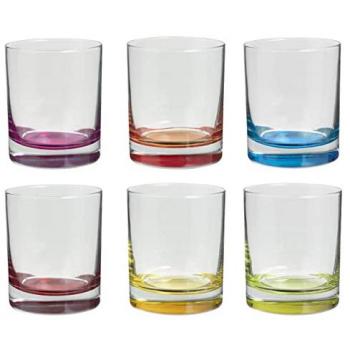 Conjunto de 6 Vasos de Agua Coloridos 30,5 cl
