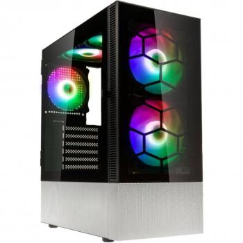 Caja ATX Kolink Observatory MX Glass ARGB Negro/Blanco