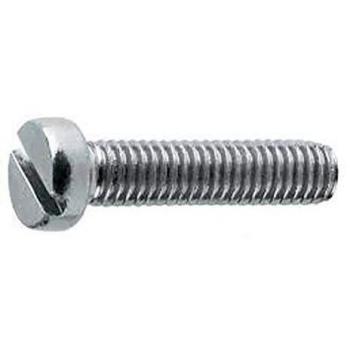 Gfd - Tornillo cilindrico con ranura/s din84 3x16mm zinc/ado blanco