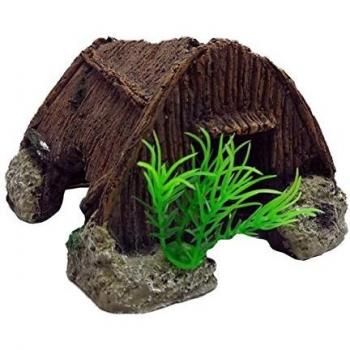 Decoración Acuario Casa de Madera Nº 17 - 17,5 x 14 x 10 CM