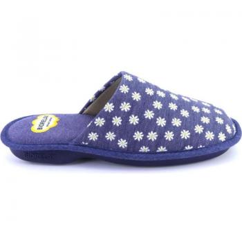 Zapatillas de casa para mujer COSDAM 4046 MARGUERITE azul marino
