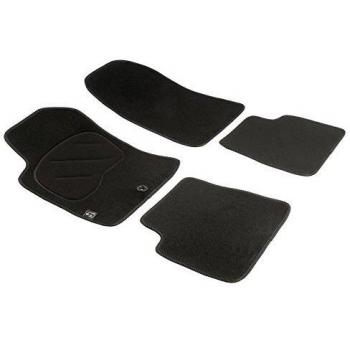 Juego de Alfombras de Moqueta a Medida Premium Negro para  QASHQAI + 2