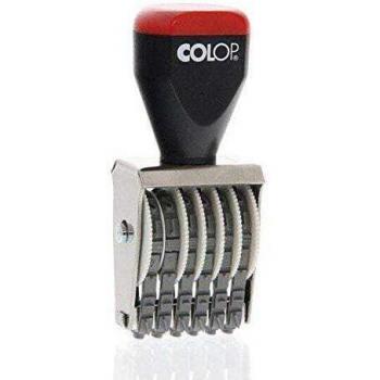 Colop NUMC.0406.1 - Numerador, 4 mm, 6 bandas
