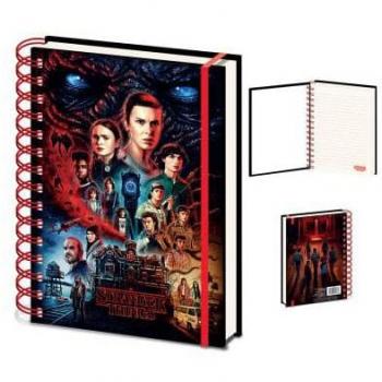 Stranger Things 4 Libreta A5 Wiro Red Vecna