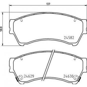 Juego de pastillas de freno BREMBO P 49 060