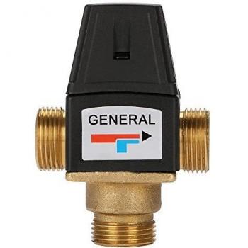 Válvula de mezcla caliente y fría de 3 vías DN20 de latón termostático para el sistema de ducha solar de agua calentador Control de la temperatura del agua