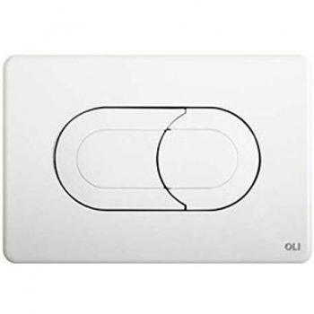 Placa Salina Doble Cromo Brillante Olive