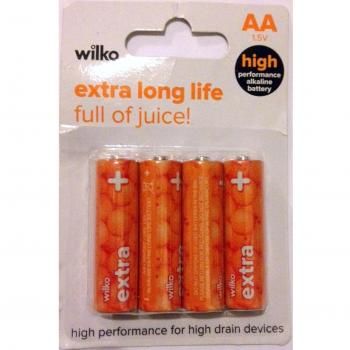 Wilko pilas AA (4 unidades)