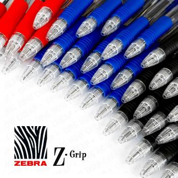 Z-Grip Retráctil Bolígrafo - Económica Paquete de 40- Negro, Azul, y Rojo