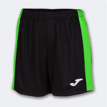 Short Joma Maxi Mujer Negro Verde Flúor