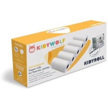 Kidywolf Papel Autoadhesivo para Cámara Instantánea - 5 Rollos