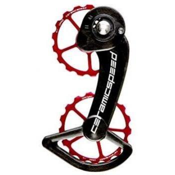 CeramicSpeed csospw10902000 pulegge Oversize, Rojo, Talla única