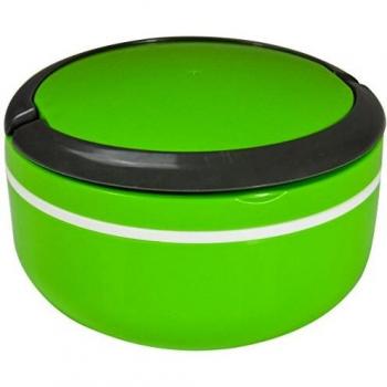Jocca Recipiente para Alimentos con Doble Cierre, Verde, 15x15x9 cm