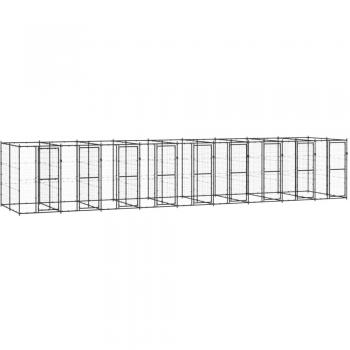 Perrera de exterior Day and Night de acero 21.78 m²