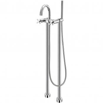 Clever Morea - Grifo de baño/ducha bimando, con columnas