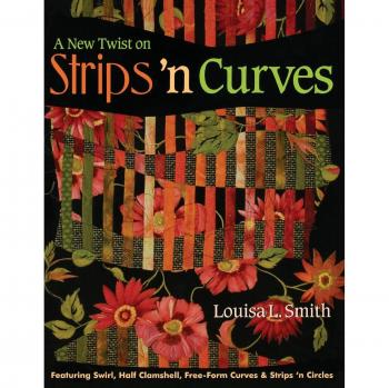 Patterned Print on Demand Fabric: A New Twist on Strips and Curves by Louisa L. Smith