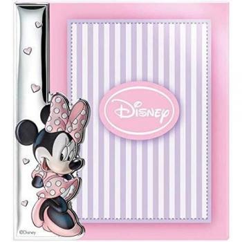 Disney Baby - Minnie Mouse - Marco de fotos decorativo - Ideal para habitaciones infantiles - Plata/Plexiglás - Imagen de Minnie en 3D y en color