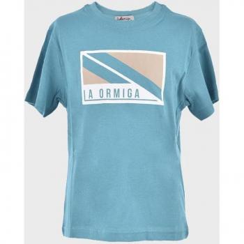 Camiseta de algodón de manga corta para niño verde - La Ormiga 1021051001