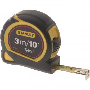 Stanley Tylon Tape Measure 3m/10ft with Belt Clip and Bi-Material Case