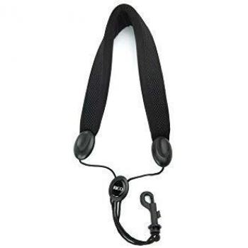 Rico Padded Comfort Saxophone Strap for Alto/Soprano - Black