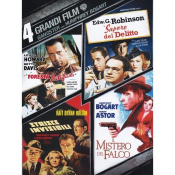 4 grandi film - Gangsters con Humphrey Bogart - La foresta pietrificata + Il sapore del delitto + Strisce invisibili + Il mistero del falco [Italia] [DVD]