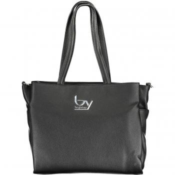 Byblos Elegant Black Chain-Strap Handbag, Tote Bag, female, Black, Size: ONE SIZE