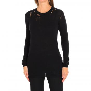 Blusa CAIMAN manga larga y cuello redondo 17S2SR011 mujer