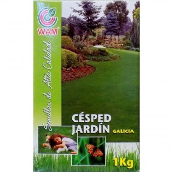 Semillas Premium de Césped Especial Jardín Galicia WAM - 1 kg