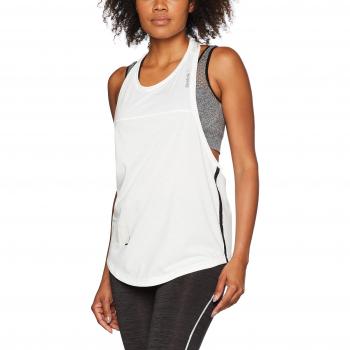 Reebok Lm Grit Tank Camiseta de Tirantes, Mujer, Negro