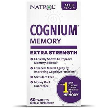 Natrol Cognium for Sharped Mind, 200 mg, 60 Tabs, 100 g