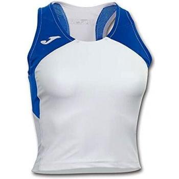 Joma - Camiseta Record II Woman Blanco-Royal s/m para Mujer