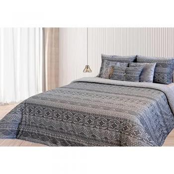 Edredón Donatella Nairobi - Alta Calidad y Suavidad Duradera 150 cm Gris