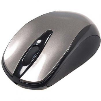 Ratón óptico USB Media-Tech Plano MT1091T, 800 DPI, Titanio y Negro
