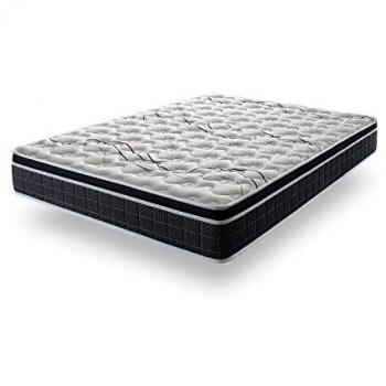 Colchón Viscoelástico HR Memory Carbono 150x200 cm - Altura 24 cm