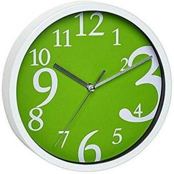 TFA Reloj de Pared electrónico Verde de 200 mm