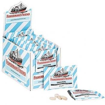 Fisherman's Friend - Caramelos de Eucalipto Extra Fuertes Sin Azúcar - 24x25g