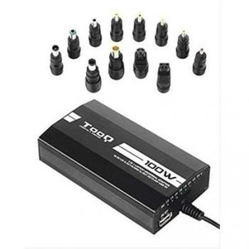 TooQ CARGADOR UNIVERSAL PORTATIL TQLC100BS01M 100W 3 EN 1 USB