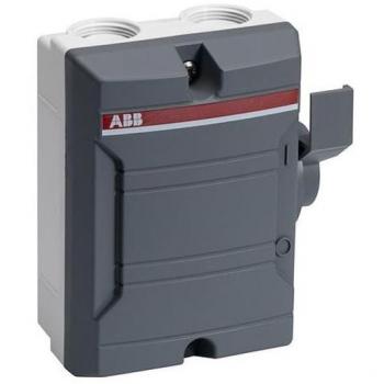 ABB BWS 316 TPN Enclosed Safety Switch Disconnector 16A 3-Phase Gray