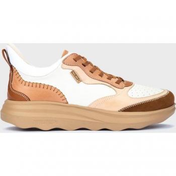 Pikolinos Zapatillas de piel para mujer con cordones y plantilla extraíble, modelo Zahara W1D