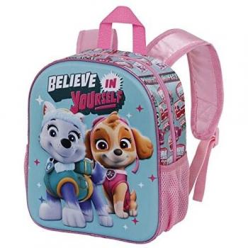 Karactermania La Patrulla Canina Believe-Mochila 3D Pequeña, Multicolor, Talla única
