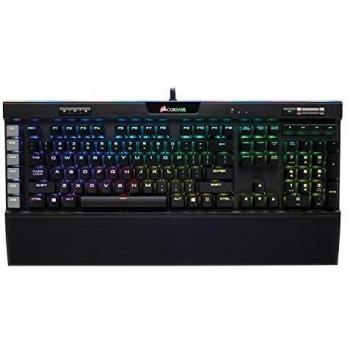 Corsair K95 RGB Platinum Mechanical Gaming Keyboard - 6x Programmable Macro Keys - USB Passthrough & Media Controls - Tactile & Quiet - Cherry MX Brown – RGB LED Backlit