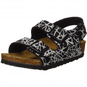 Birkenstock Milano, Sandalias con Correa de Tobillo Niños, Negro