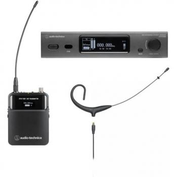 Audio-Technica ATW-3211/892XEE1 4th Gen Wireless Microphone System with Headworn Mic, 530-590MHz