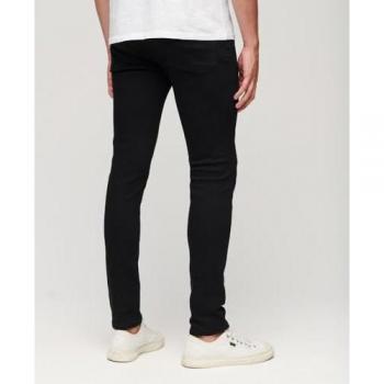 Superdry Organic Cotton Vintage Skinny Jeans for Men - Washed Black 31x32