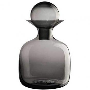 Jarra de vidrio grande 1,5L color gris Sarabi