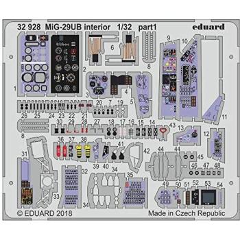 Eduard P-Etch 1:32 - MiG-29UB Flanker-B Interior