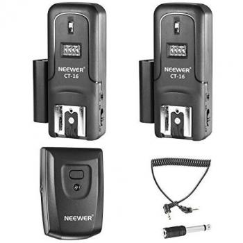 Neewer Set Disparador 16 Canal Inalámbrico Flash Speedlite Radio,Incluye