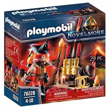 PLAYMOBIL Novelmore 70228 Maestro de Fuego Bandidos Burnham, A partir de 4 años