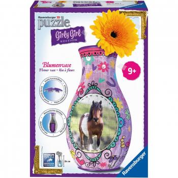Puzzle 3D Ravensburger Jarrón de Flores - 216 Piezas