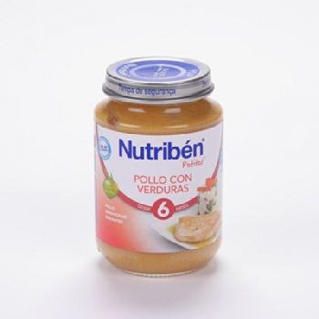 Nutribén Potito Junior de Pollo con Verduras 200g